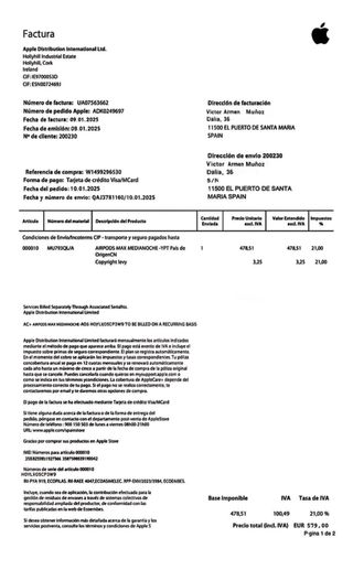 AirPods Max Negro Espacial