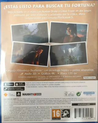 Juego PS5 Uncharted