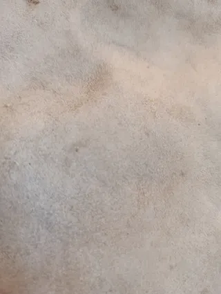 Alfombra Piel Auténtica  blanca/Beige/Marrón