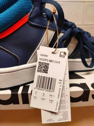 Adidas Hoops Mid 3.0 Scarpe Blu