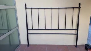 Cabezal PEÑA VARGAS hierro forjado negro 150 cm