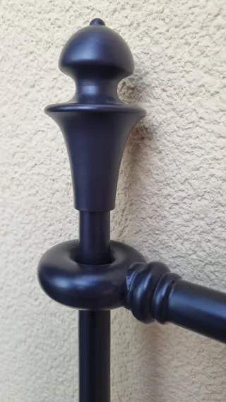 Cabezal PEÑA VARGAS hierro forjado negro 150 cm