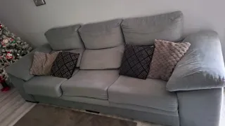 Sofá 3 plazas con asientos deslizantes