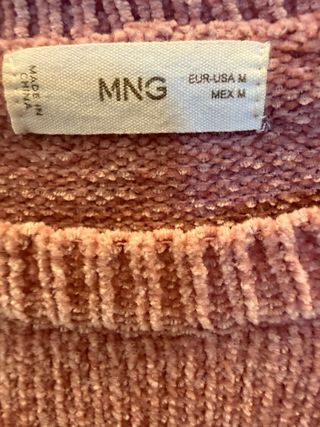 Jersey Mango Teen rayas rosa y blanco