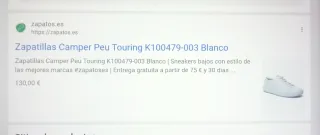 Zapatillas Camper Blancas