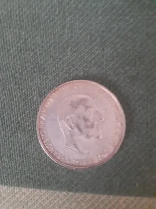 Moneda 100 Pesetas Francisco Franco Plata