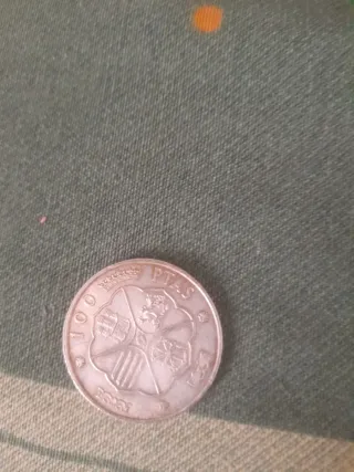 Moneda 100 Pesetas Francisco Franco Plata