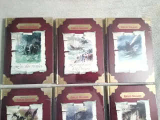 Lote de libros aventuras de Emilio Salgari