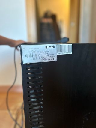 Nevera pequeña negra