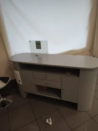 Mostrador de recepción para negocio Med 154x84x48