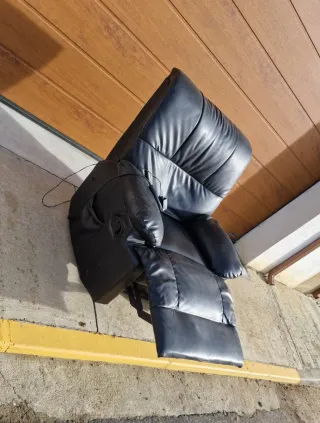 Sillón de Masaje Reclinable Negro