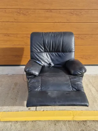 Sillón de Masaje Reclinable Negro