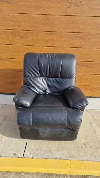 Sillón de Masaje Reclinable Negro