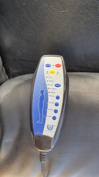 Sillón de Masaje Reclinable Negro