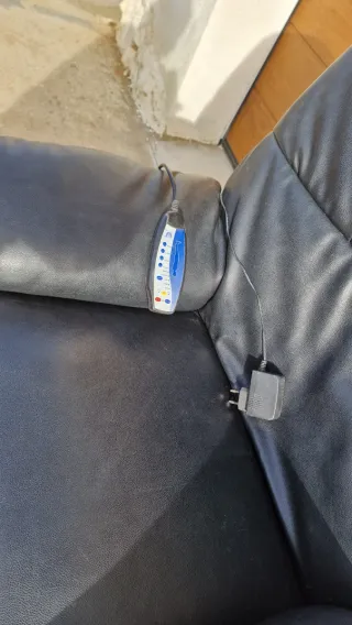 Sillón de Masaje Reclinable Negro