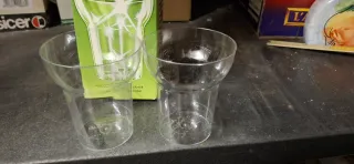 Bicchieri plastica trasparenti