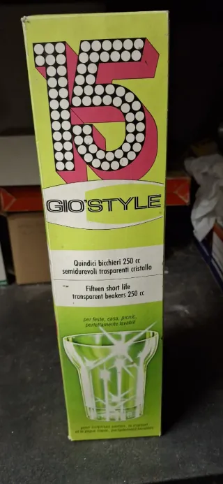 Bicchieri plastica trasparenti