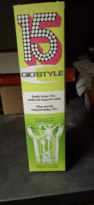 Bicchieri plastica trasparenti