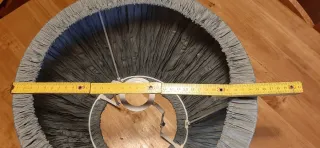 Paralume Ikea Hemsta tessuto grigio anni '90