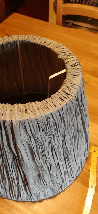 Paralume Ikea Hemsta tessuto grigio anni '90