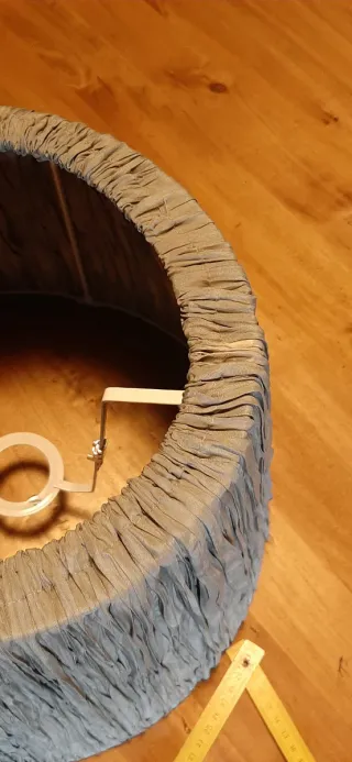 Paralume Ikea Hemsta tessuto grigio anni '90