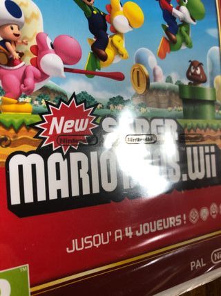 New Super Mario Bros Wii nuovo sigillato sealed