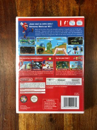 New Super Mario Bros Wii nuovo sigillato sealed