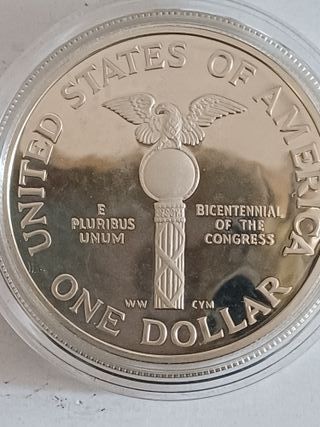 2 Monedas de Plata Coleccionables