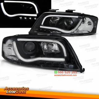 FAROS LUZ DIURNA AUDI A6,97-01, CRISTAL CLARO/NE