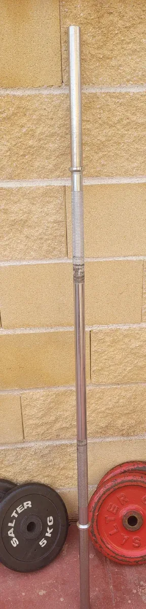 Material gimnasio: Barras y discos de pesas