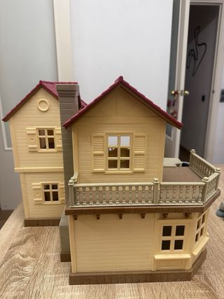 Casa Sylvanian Families con luces