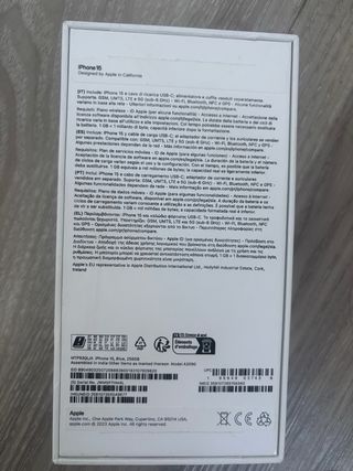 Caja iPhone 15