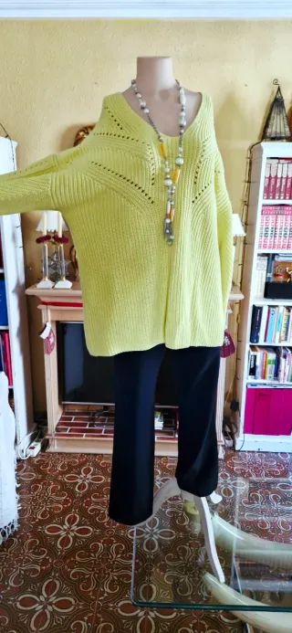 Jersey oversize punto amarillo BIMBA Y LOLA