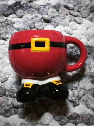 Tazza Babbo Natale Tiger Ceramica Rossa