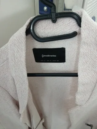 Abrigo Stradivarius Mujer Talla S Rosa