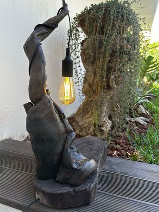 Lámpara artesanal  diseno unico