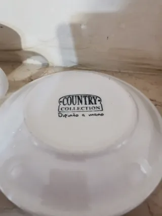 Set 2 Tazzine Ceramica