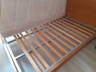 2 Camas de Casal Usadas madeira pinho mel