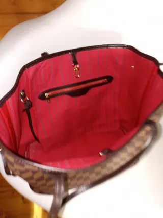 Bolso Louis Vuitton Marrón Damier