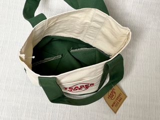 Mini Canvas Tote Bag verde - Trader Joe's