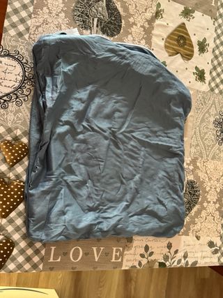 Funda sofá 2-3 plazas azul celeste con fundas co