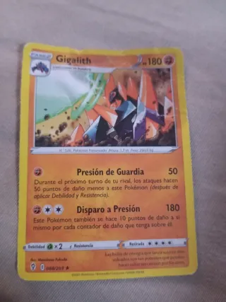 Carta Pokémon Gigalith 180 HP