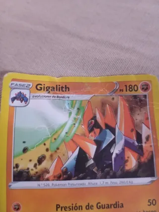 Carta Pokémon Gigalith 180 HP