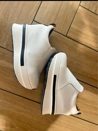 Zapatos blancos mujer