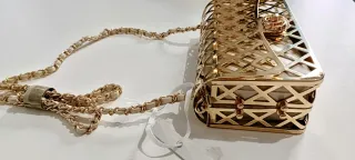 Borsa Enrico Coveri Beige/Oro