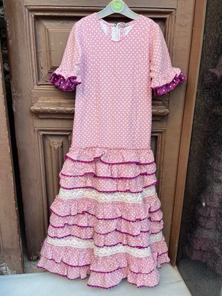 Traje de Flamenca Niña 7-8 Años
