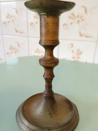 Lotto 3 Candelabri Ottone