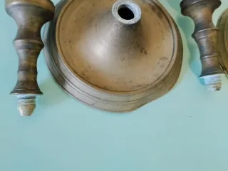 Lotto 3 Candelabri Ottone