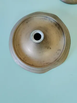 Lotto 3 Candelabri Ottone