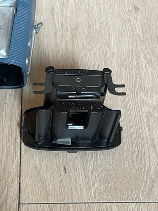 Cámara Kodak Starflash azul con funda y accesorios